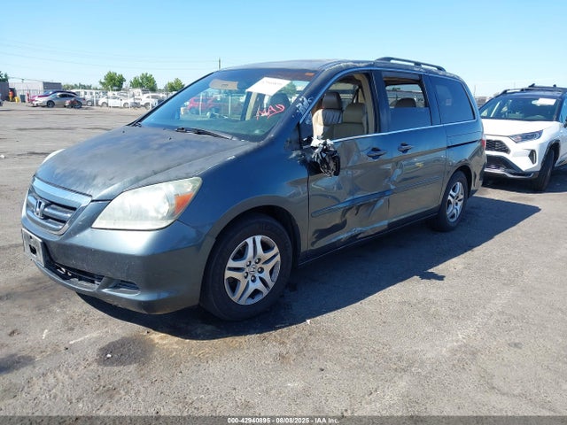 2005 Honda Odyssey Ex-l მანქანა იყიდება აუქციონზე, vin: 5FNRL38705B052562, აუქციონის ნომერი: 42940895
