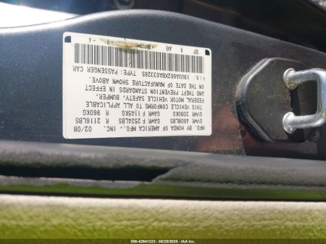 2008 ACURA TL 19UUA662X8A033265 Photo 8