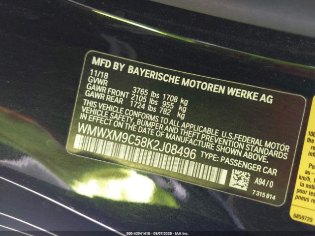 2019 MINI HARDTOP WMWXM9C58K2J08496 Photo 8