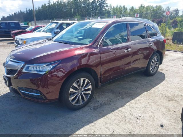 2014 ACURA MDX 5FRYD4H48EB002740 Photo 1
