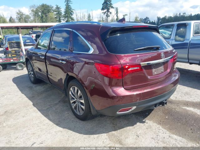 2014 ACURA MDX 5FRYD4H48EB002740 Photo 2