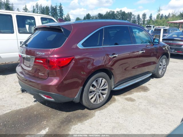 2014 ACURA MDX 5FRYD4H48EB002740 Photo 3
