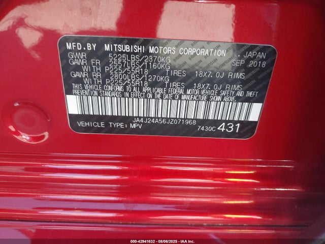 JA4J24A56JZ071968 Mitsubishi s61 - y61