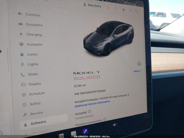 2023 TESLA MODEL Y 7SAYGDEF2PF706386 Photo 6
