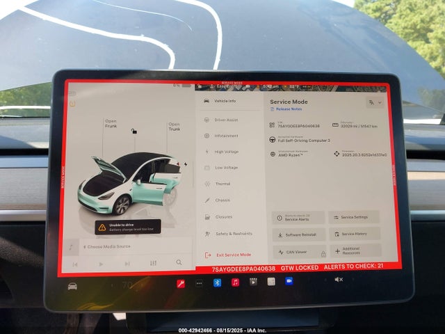 2023 TESLA MODEL Y 7SAYGDEE8PA040638 Photo 6