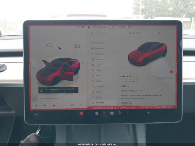 7SAYGDEE9RA256761 Tesla Model Y