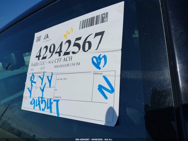 1C4BJWDGXGL215586 Jeep 2016