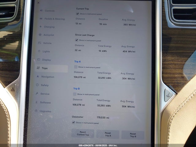 2015 TESLA MODEL S 5YJSA1H15FFP64252 Photo 6