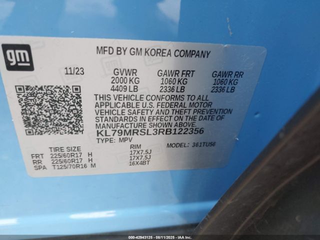 2024 CHEVROLET TRAILBLAZER KL79MRSL3RB122356 Photo 8