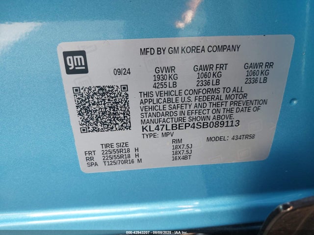 Buick lbp 2025 KL47LBEP4SB089113 Image 9