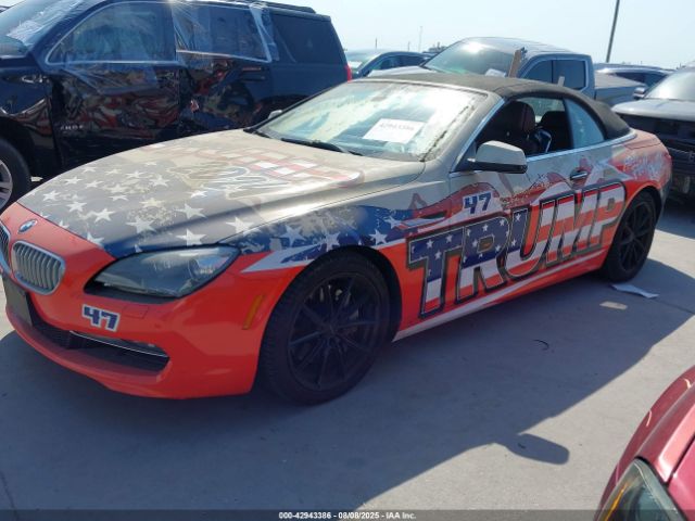 2013 BMW 650I WBAYP1C56DDX00578 Photo 1