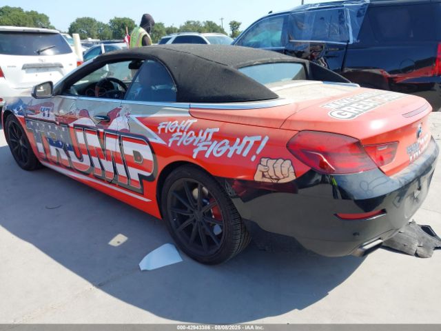 2013 BMW 650I WBAYP1C56DDX00578 Photo 2