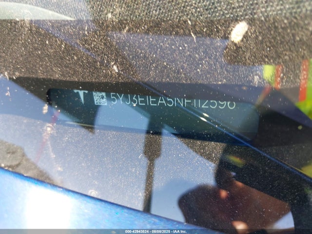 2022 TESLA MODEL 3 5YJ3E1EA5NF112596 Photo 8