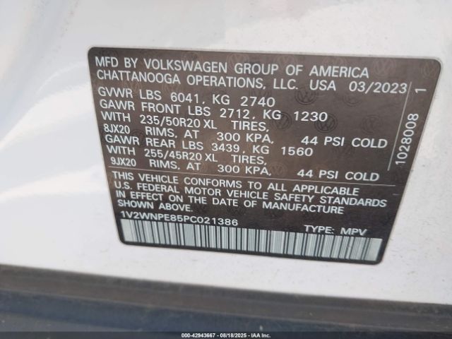 2023 VOLKSWAGEN ID.4 1V2WNPE85PC021386 Photo 8