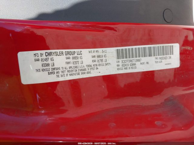 2012 FIAT 500C 3C3CFFDR0CT120867 Photo 8