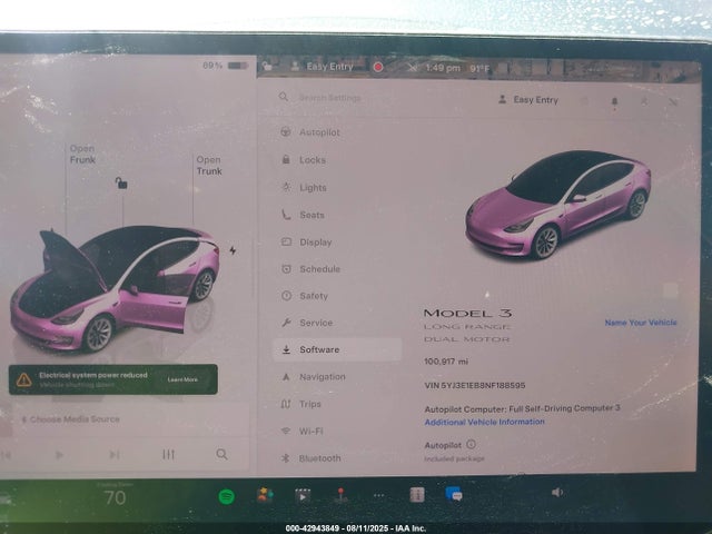 2022 TESLA MODEL 3 5YJ3E1EB8NF188595 Photo 6