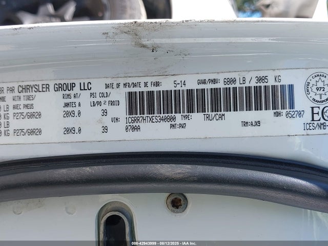RAM 1500 2014 1C6RR7HTXES340800 Image 9