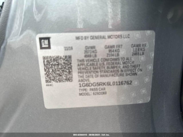 2020 CADILLAC CT4 1G6DG5RK6L0116762 Photo 8