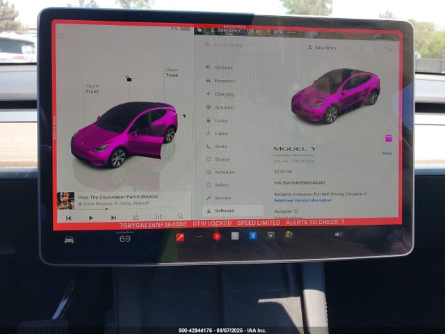 2022 TESLA MODEL Y 7SAYGAEE6NF364380 Photo 6