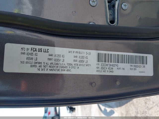2C3CDXKT3KH622743 Dodge Charger