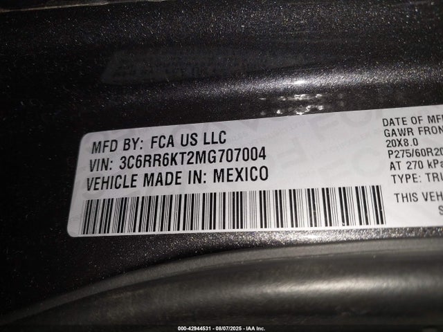RAM 1500 2021 3C6RR6KT2MG707004 Image 9