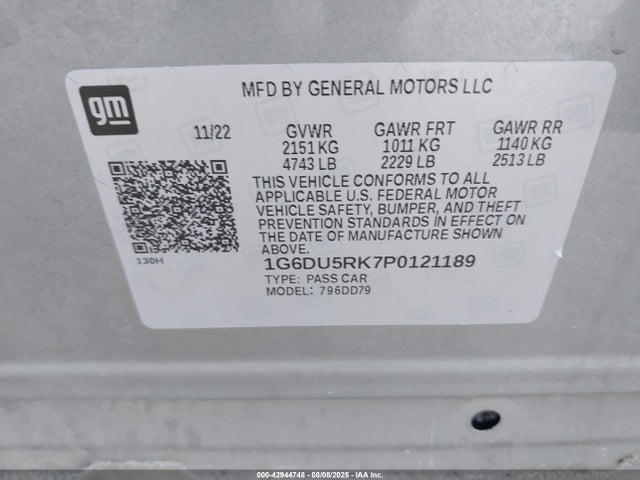 2023 CADILLAC CT5 1G6DU5RK7P0121189 Photo 8