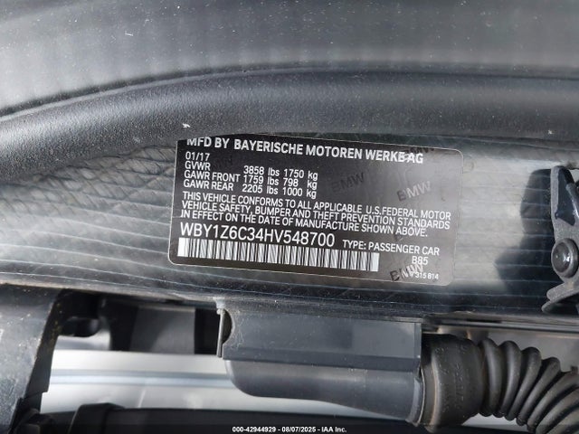 WBY1Z6C34HV548700 BMW I3