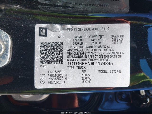 1GTG6EEN6L1174345 GMC Canyon 4wd Short Box Denali