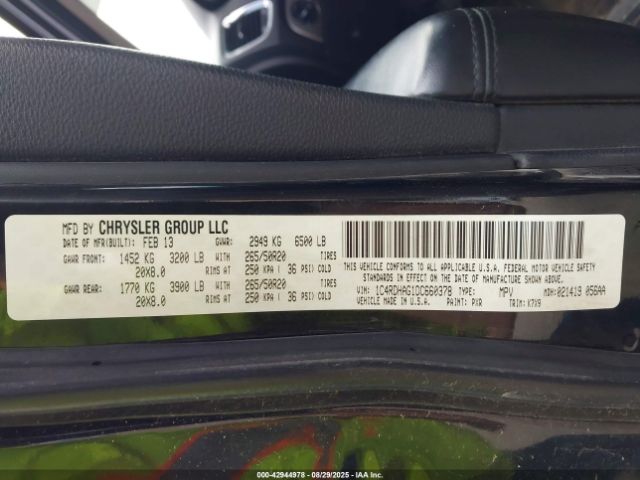 2013 DODGE DURANGO 1C4RDHAG1DC660378 Photo 8