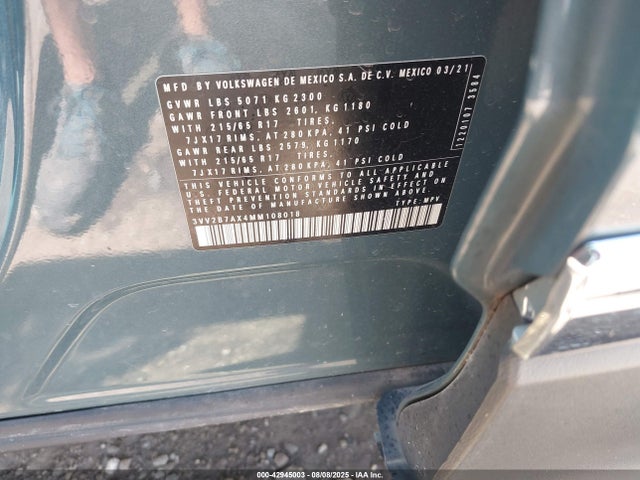 Volkswagen Tiguan 2021 3VV2B7AX4MM108018 Image 9