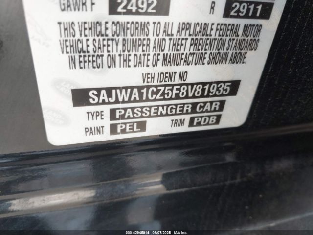 2015 JAGUAR XJ SAJWA1CZ5F8V81935 Photo 8