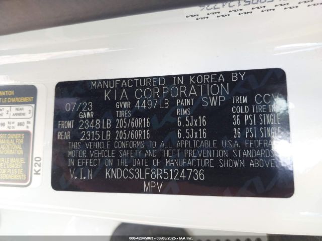 2024 KIA NIRO PLUG-IN HYBRID KNDCS3LF8R5124736 Photo 8