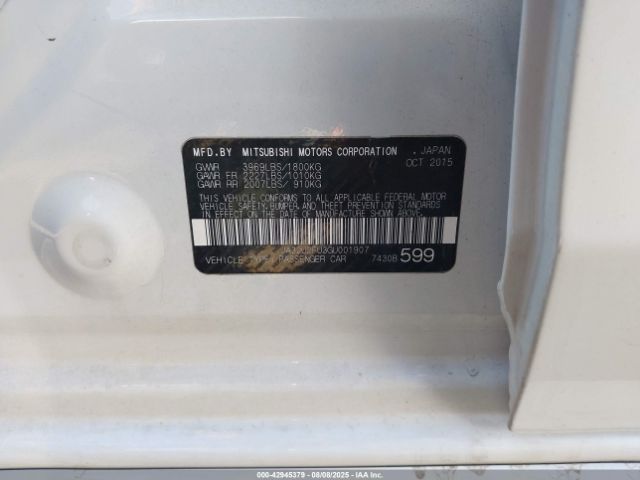 2016 MITSUBISHI LANCER JA32U2FU3GU001907 Photo 8