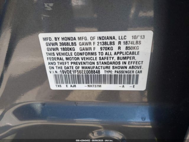 2014 ACURA ILX 19VDE1F56EE008848 Photo 8