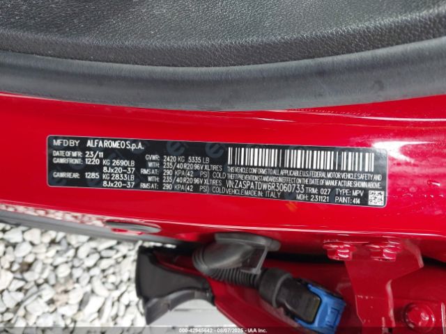 2024 ALFA ROMEO TONALE ZASPATDW6R3060733 Photo 8