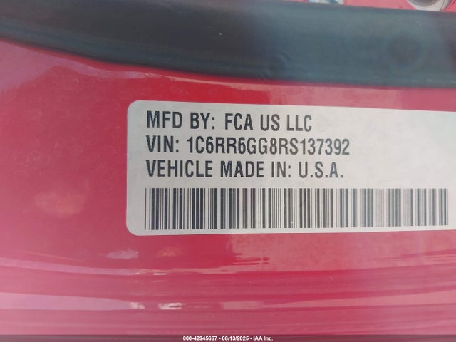 RAM 1500 2024 1C6RR6GG8RS137392 Image 9