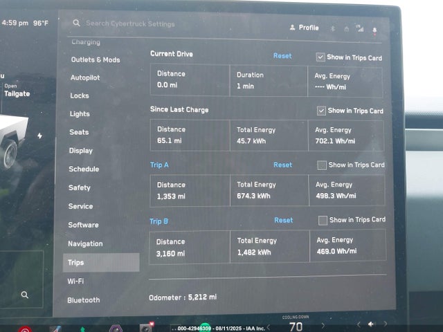 2025 TESLA CYBERTRUCK 7G2CEHED1SA068606 Photo 6