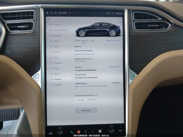 2014 TESLA MODEL S 5YJSA1H11EFP36849 Photo 6