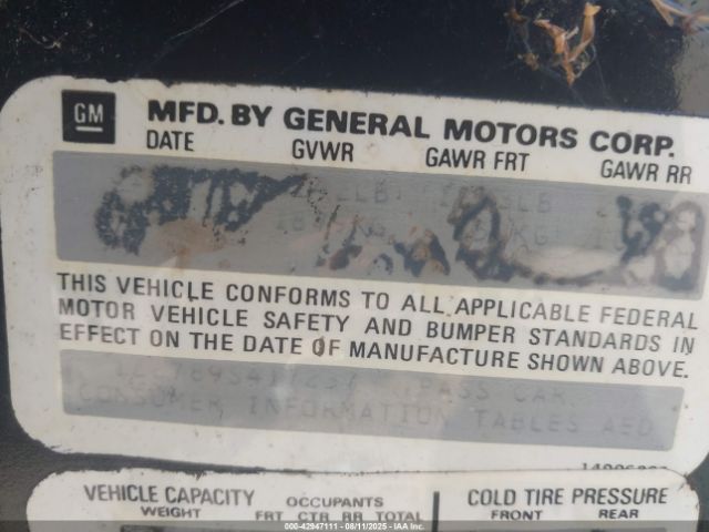 1979 CHEVROLET CORVETTE 1Z8789S417237 Photo 8