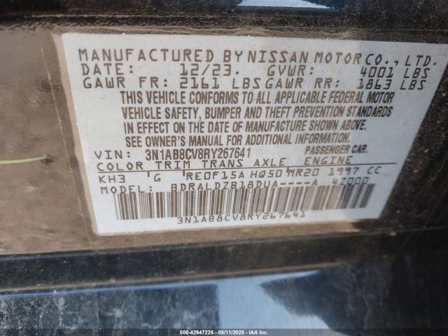 Nissan 2024 2024 3N1AB8CV8RY267641 Image 9