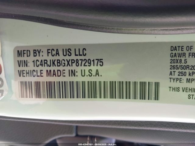 2023 JEEP GRAND CHEROKEE L 1C4RJKBGXP8729175 Photo 8