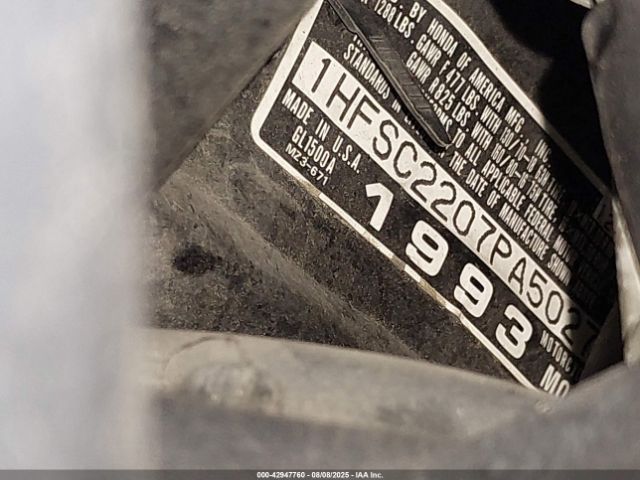 1993 HONDA GL1500 1HFSC2207PA502720 Photo 9