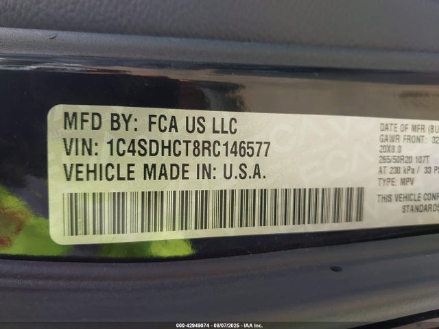 1C4SDHCT8RC146577 Dodge 2024