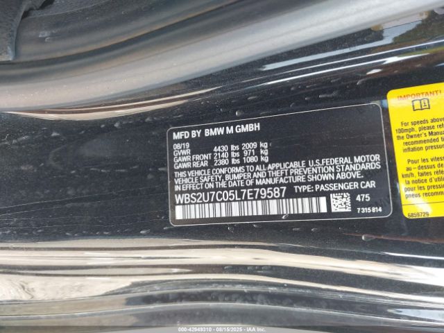 2020 BMW M2 WBS2U7C05L7E79587 Photo 8