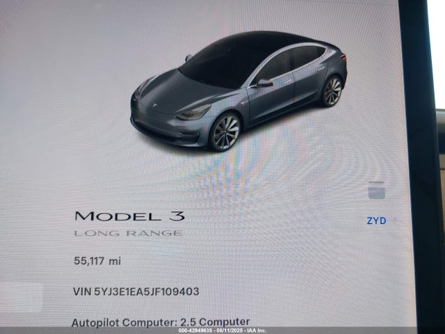 2018 TESLA MODEL 3 5YJ3E1EA5JF109403 Photo 6