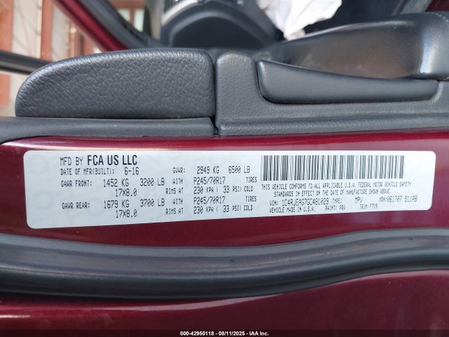 1C4RJEAG7GC481029 Jeep 2016