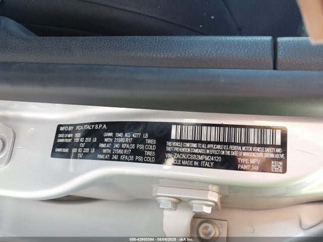 Jeep 2021 2021 ZACNJCBB2MPM24120 Image 9