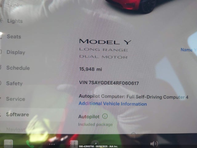 7SAYGDEE4RF060617 Tesla Model Y