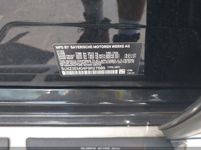 2023 BMW X7 5UX23EM04P9R27689 Photo 8