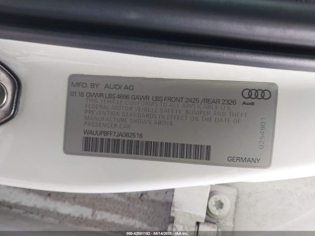 2018 AUDI A3 E-TRON WAUUPBFF7JA082516 Photo 8